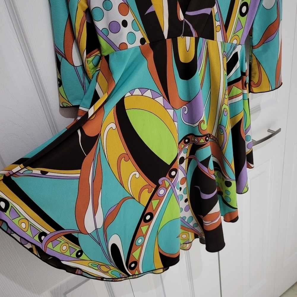 ⭐️3/$25⭐️ Ryu Ryu Multicoloured Abstract Geo Print Tunic - Picture 8 of 16